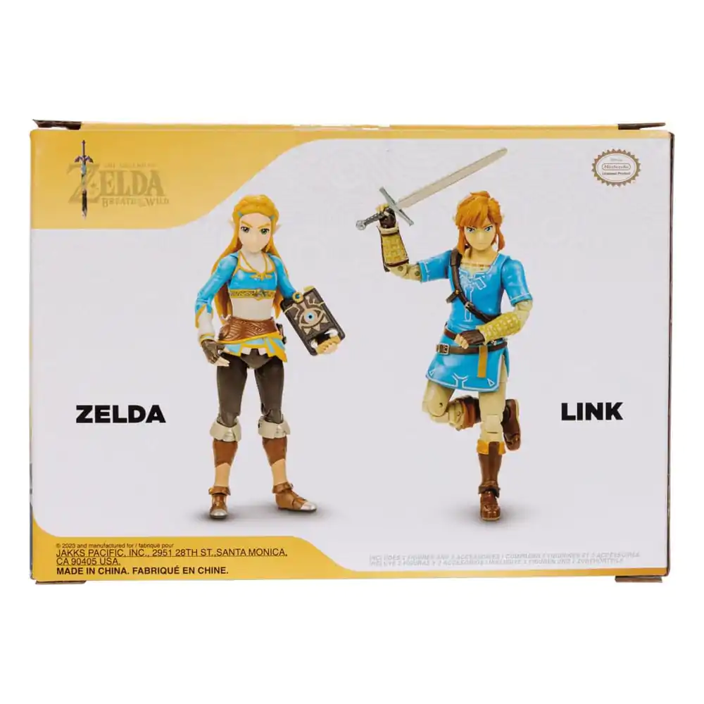 Akcijska figura The Legend of Zelda, paket 2 Princess Zelda, Link 10 cm fotografija izdelka