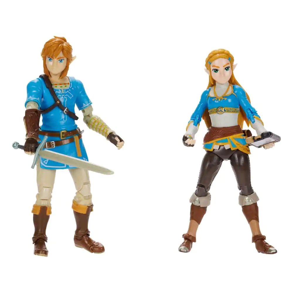 Akcijska figura The Legend of Zelda, paket 2 Princess Zelda, Link 10 cm fotografija izdelka