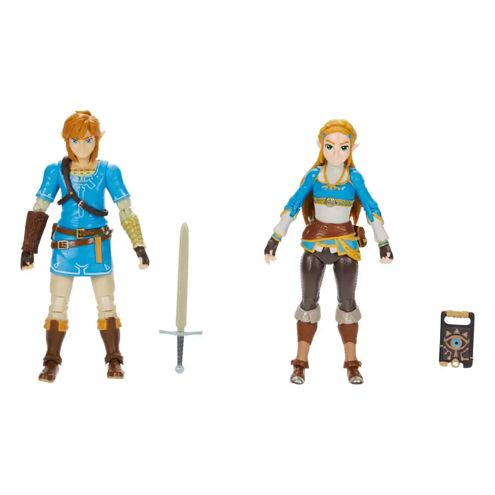 Akcijska figura The Legend of Zelda, paket 2 Princess Zelda, Link 10 cm fotografija izdelka
