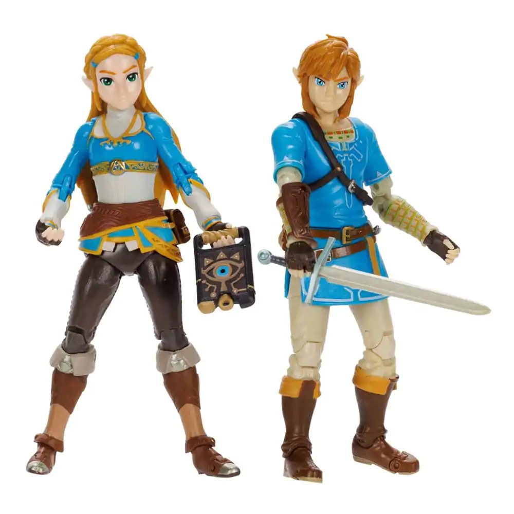 Akcijska figura The Legend of Zelda, paket 2 Princess Zelda, Link 10 cm fotografija izdelka