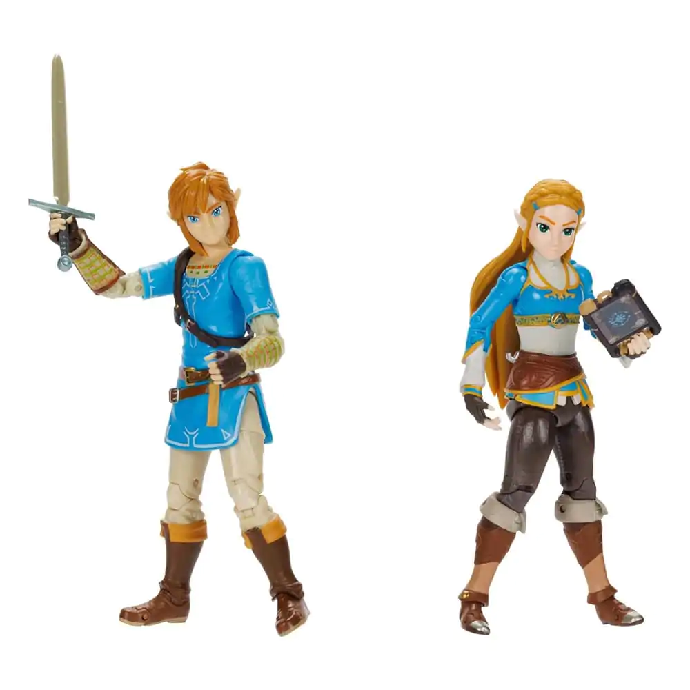 Akcijska figura The Legend of Zelda, paket 2 Princess Zelda, Link 10 cm fotografija izdelka