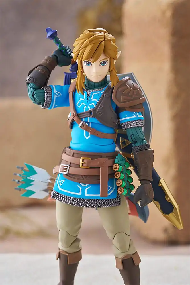 The Legend of Zelda Tears of the Kingdom Figma Akcijska Figura Link Tears of the Kingdom Ver. DX Edition 15 cm fotografija izdelka