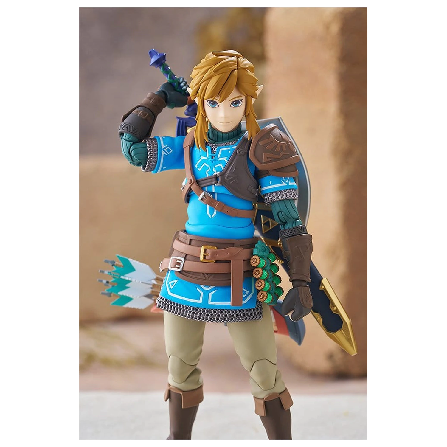 The Legend of Zelda Tears of the Kingdom Figma akcijska figura Link Tears of the Kingdom Ver. DX Edition 15 cm fotografija izdelka