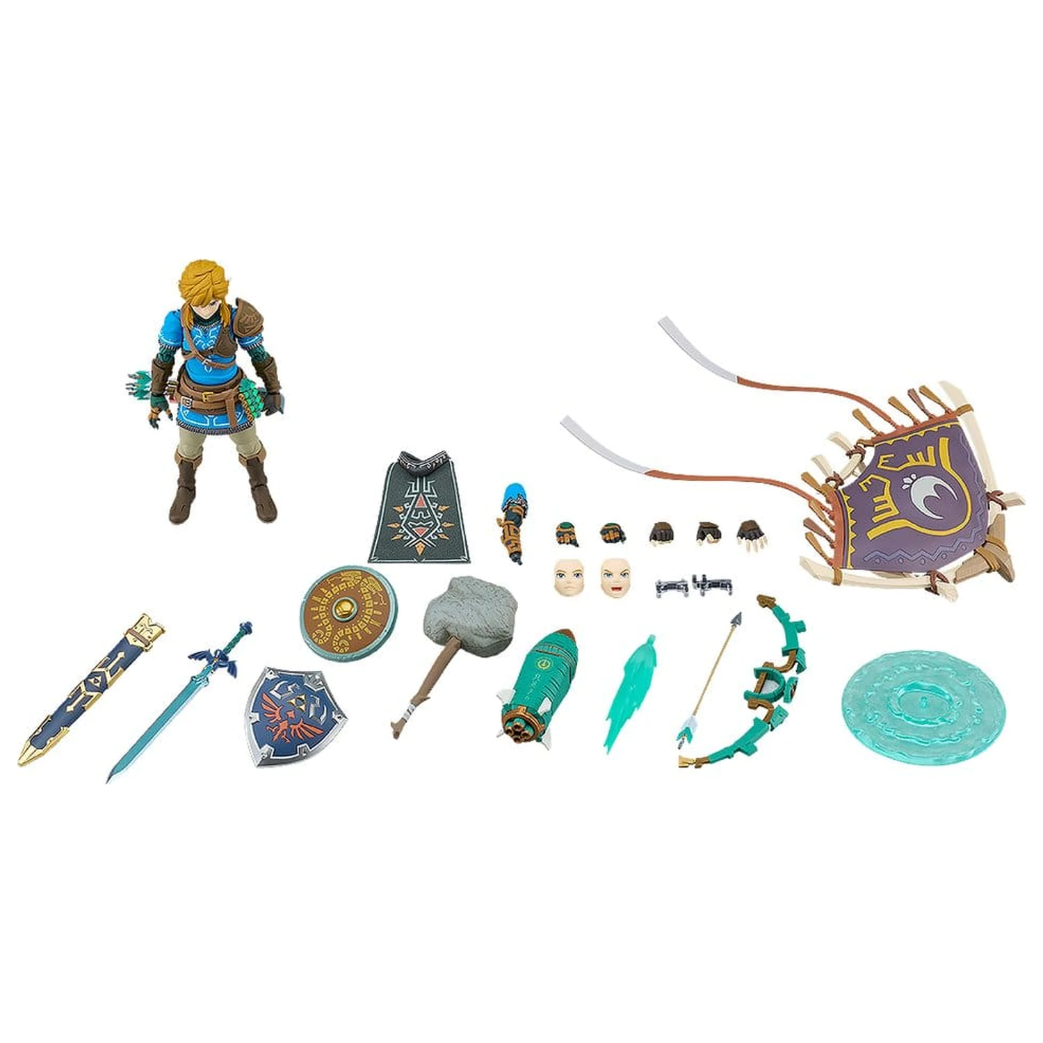 The Legend of Zelda Tears of the Kingdom Figma akcijska figura Link Tears of the Kingdom Ver. DX Edition 15 cm fotografija izdelka