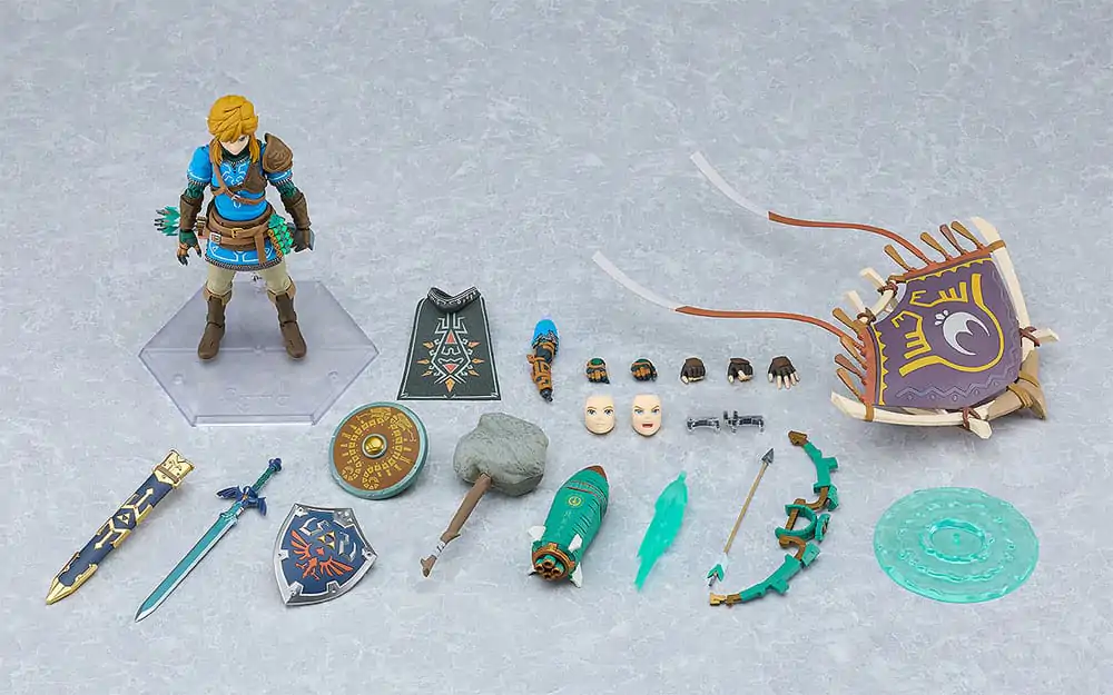 The Legend of Zelda Tears of the Kingdom Figma Akcijska Figura Link Tears of the Kingdom Ver. DX Edition 15 cm fotografija izdelka