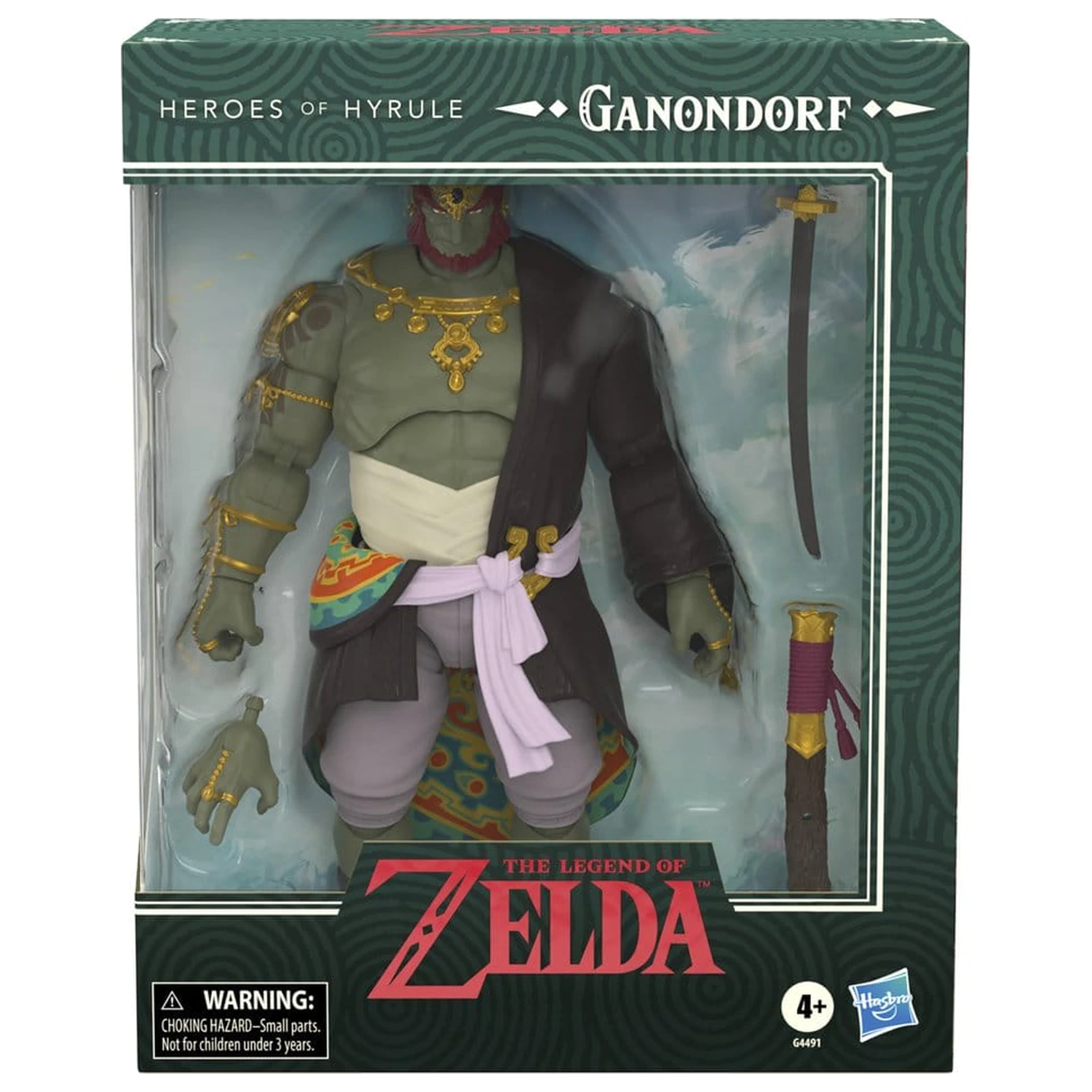 The Legend of Zelda: Tears of the Kingdom Heroes of Hyrule akcijska figura Ganondorf 19 cm fotografija izdelka