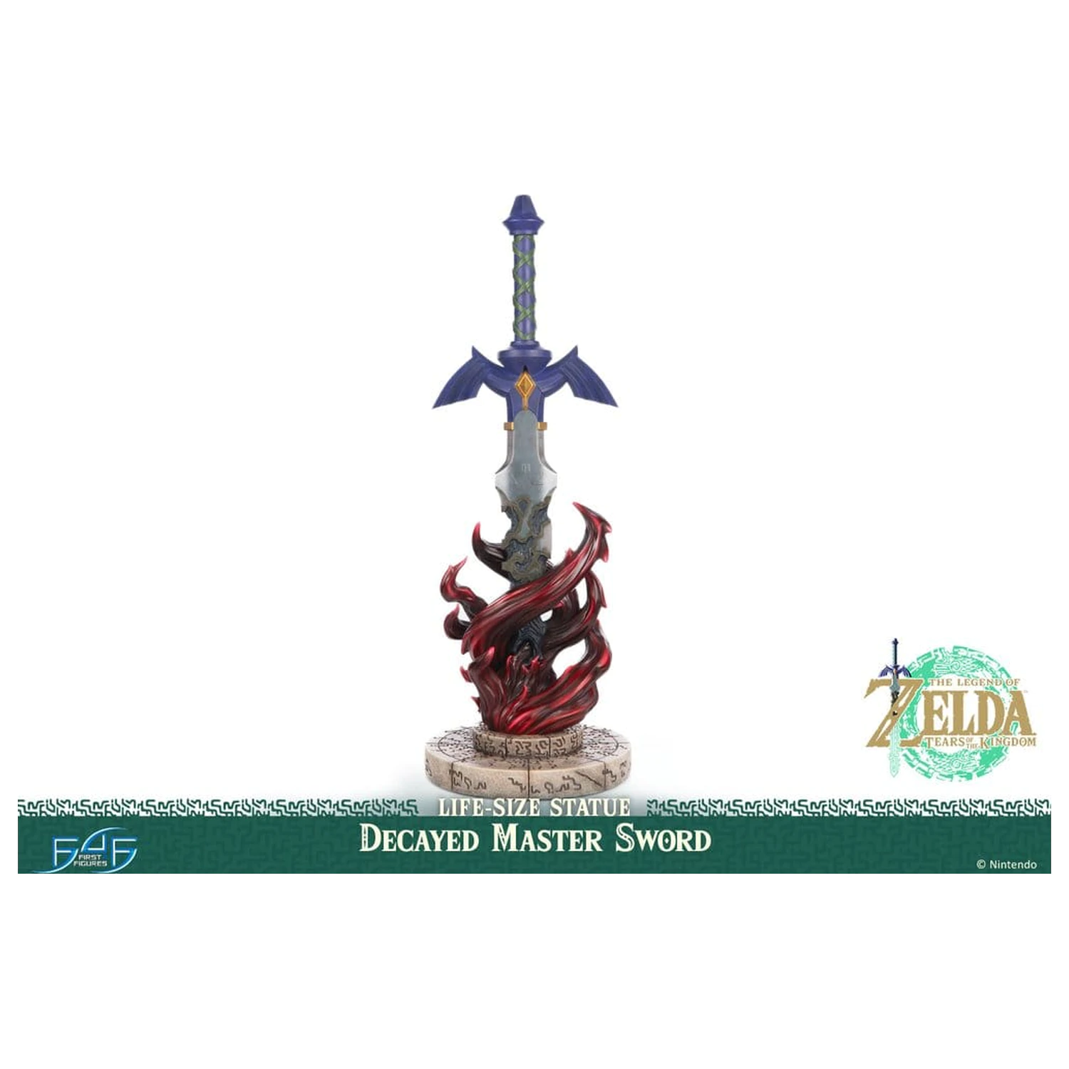 The Legend of Zelda: Tears of the Kingdom kip v naravni velikosti 1/1 Decayed Master Sword 71 cm fotografija izdelka