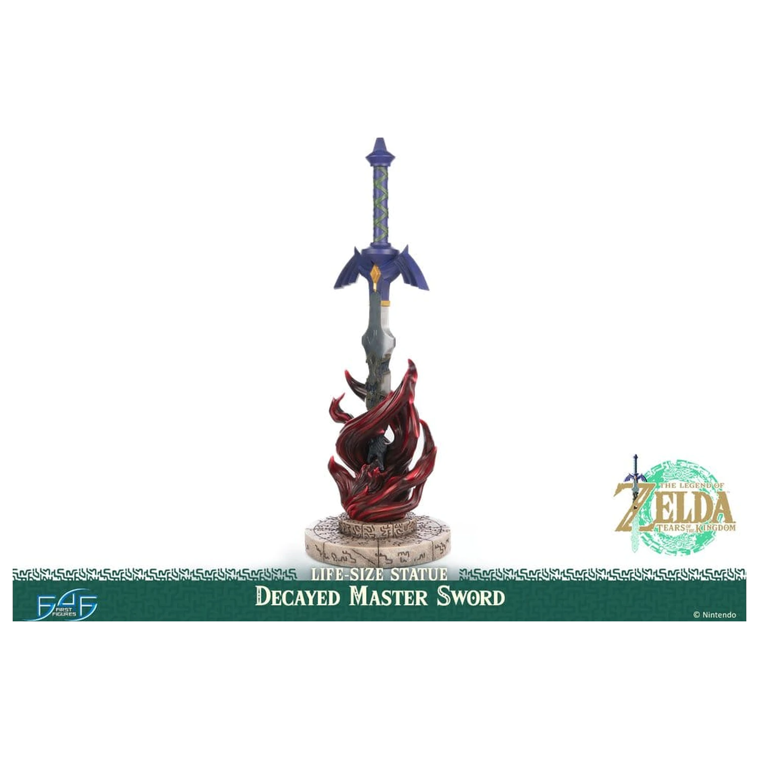 The Legend of Zelda: Tears of the Kingdom kip v naravni velikosti 1/1 Decayed Master Sword 71 cm fotografija izdelka