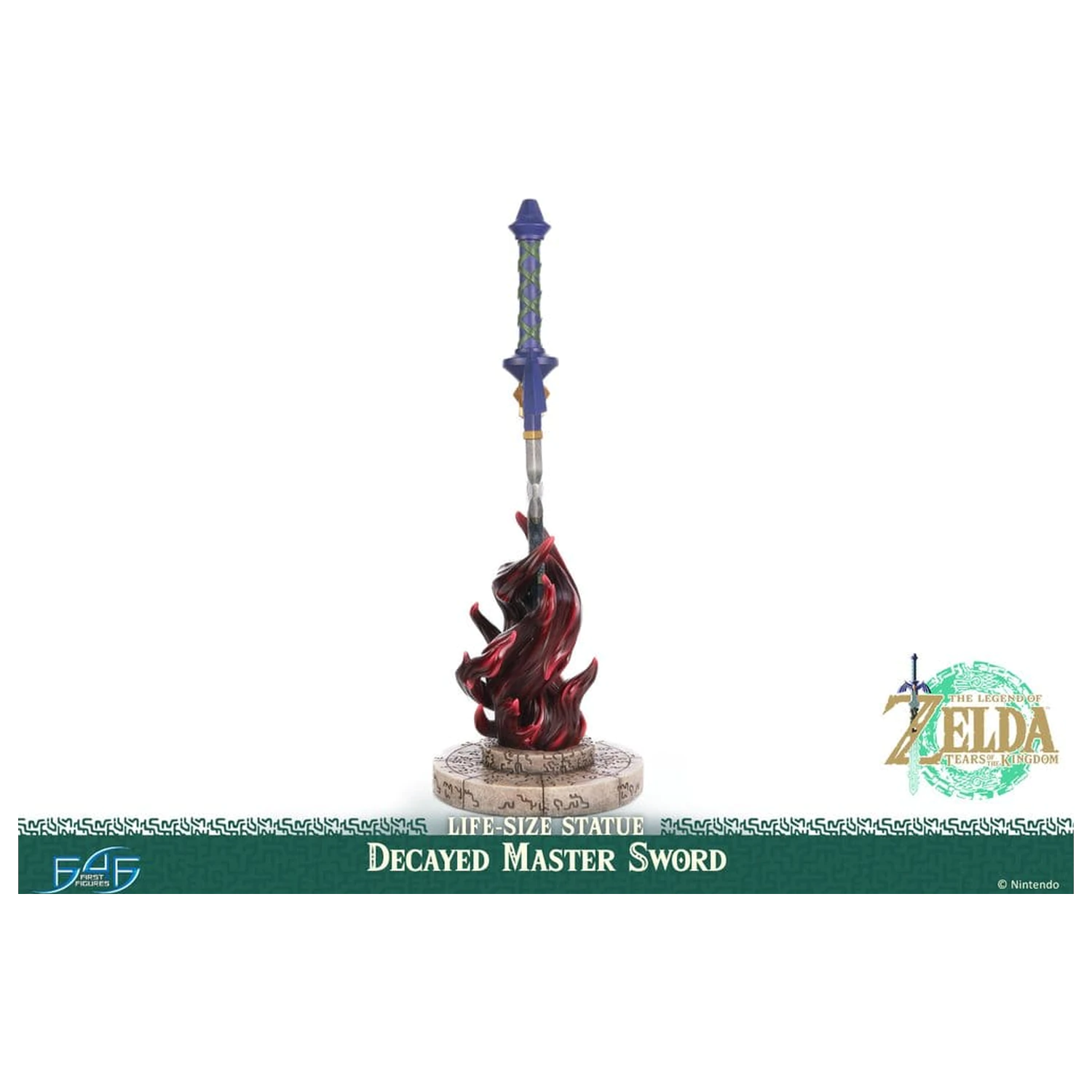 The Legend of Zelda: Tears of the Kingdom kip v naravni velikosti 1/1 Decayed Master Sword 71 cm fotografija izdelka