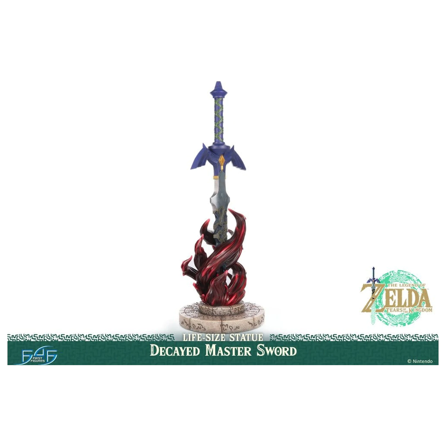 The Legend of Zelda: Tears of the Kingdom kip v naravni velikosti 1/1 Decayed Master Sword 71 cm fotografija izdelka