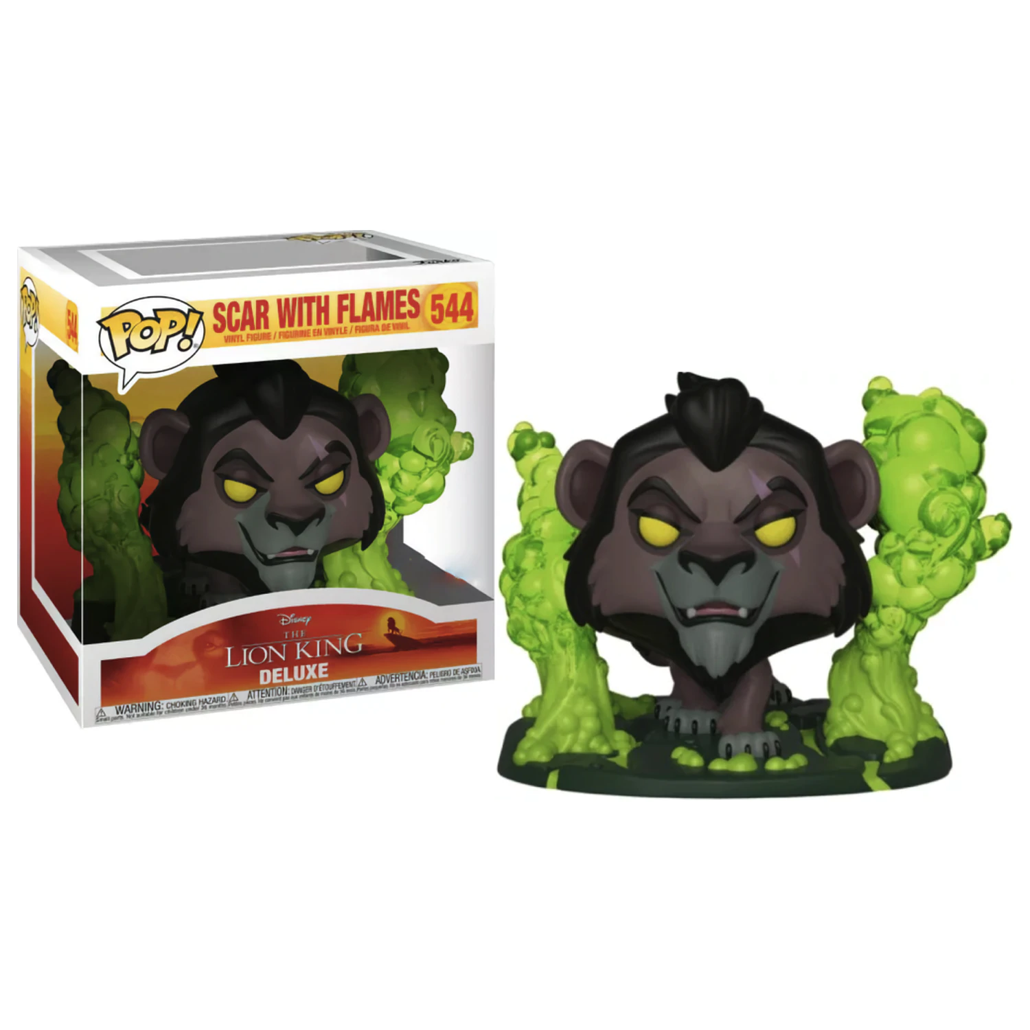 The Lion King Funko POP Deluxe Figurica Scar in Flames fotografija izdelka