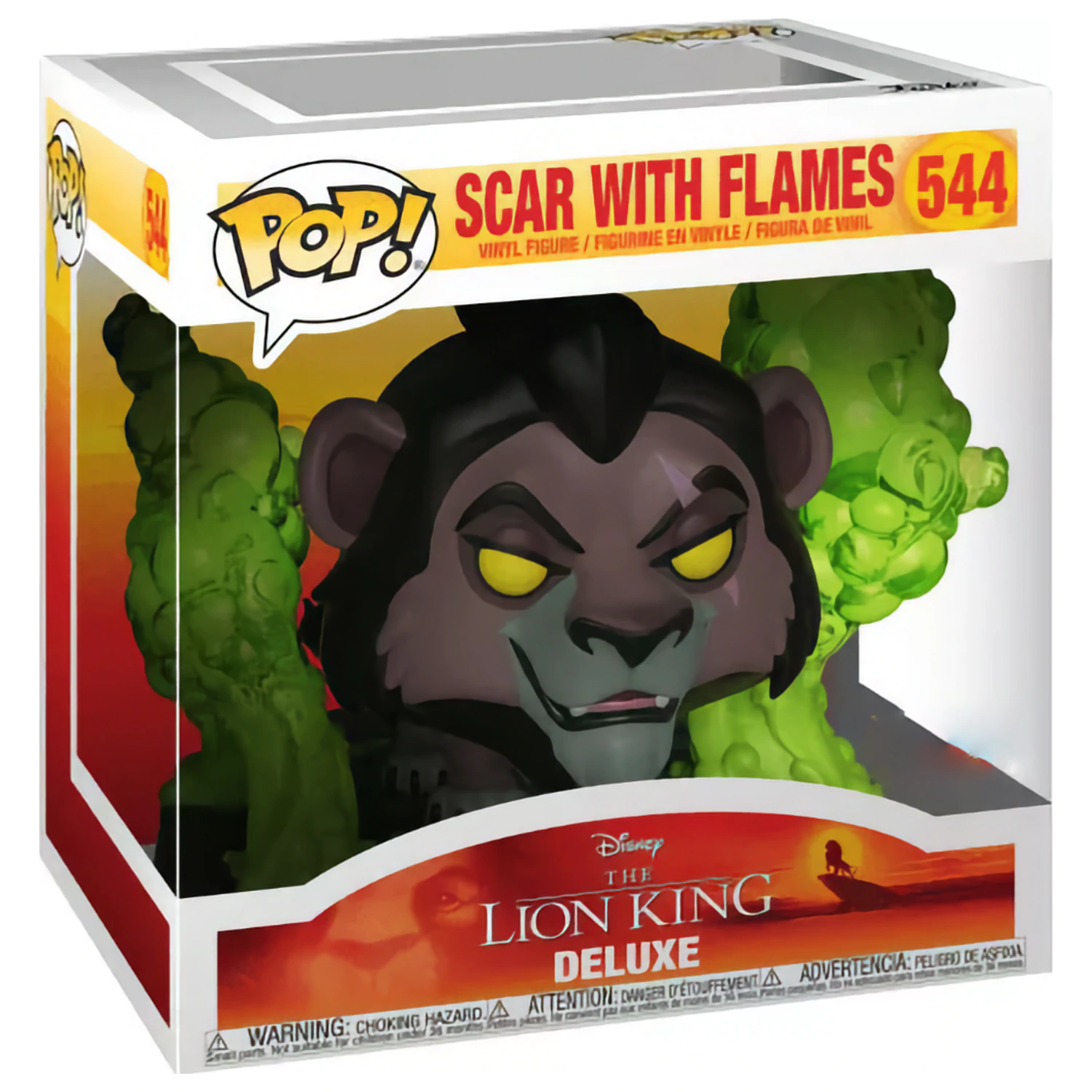 The Lion King Funko POP Deluxe Figurica Scar in Flames fotografija izdelka