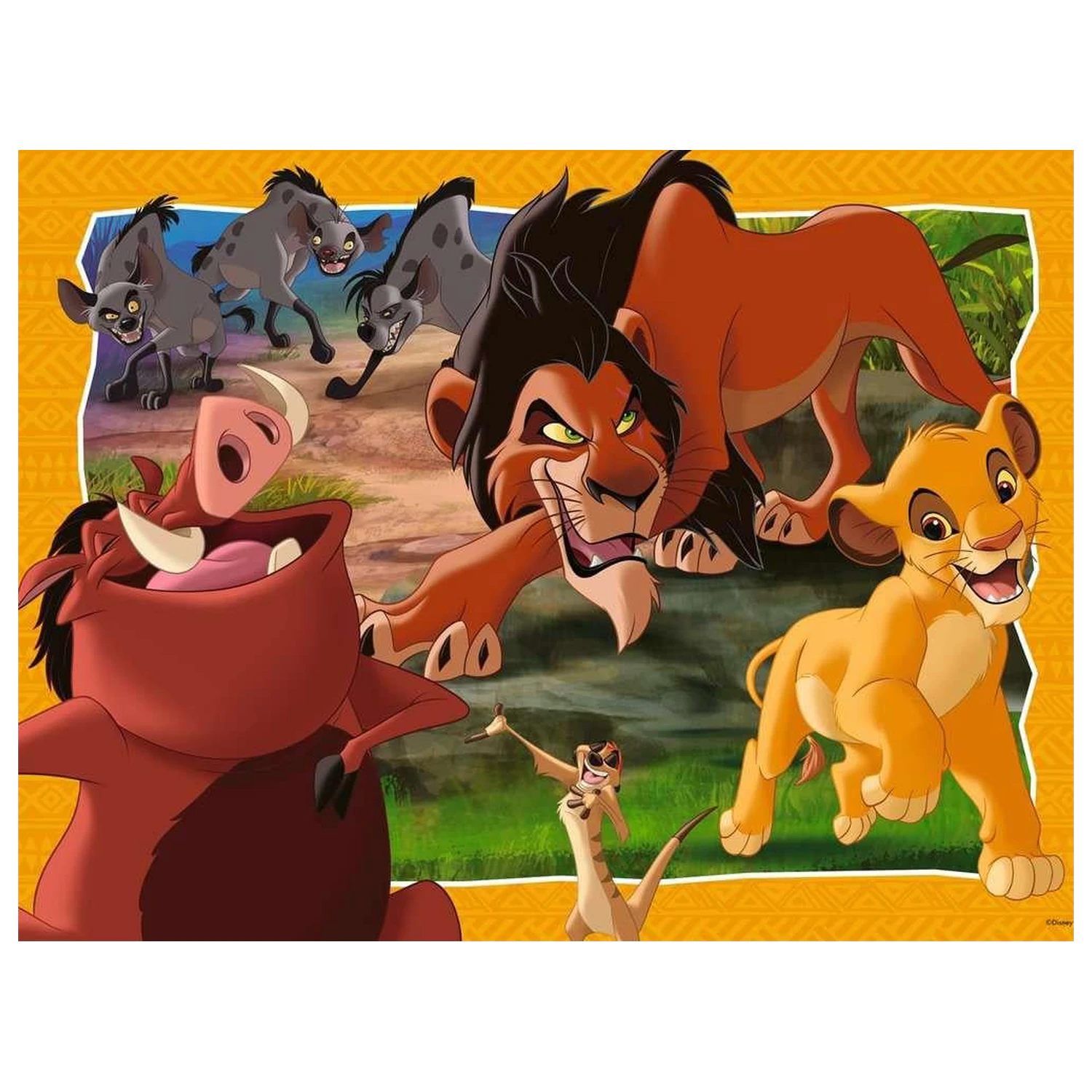 The Lion King Hakuna Matata XXL Sestavljanka (200 kosov) fotografija izdelka