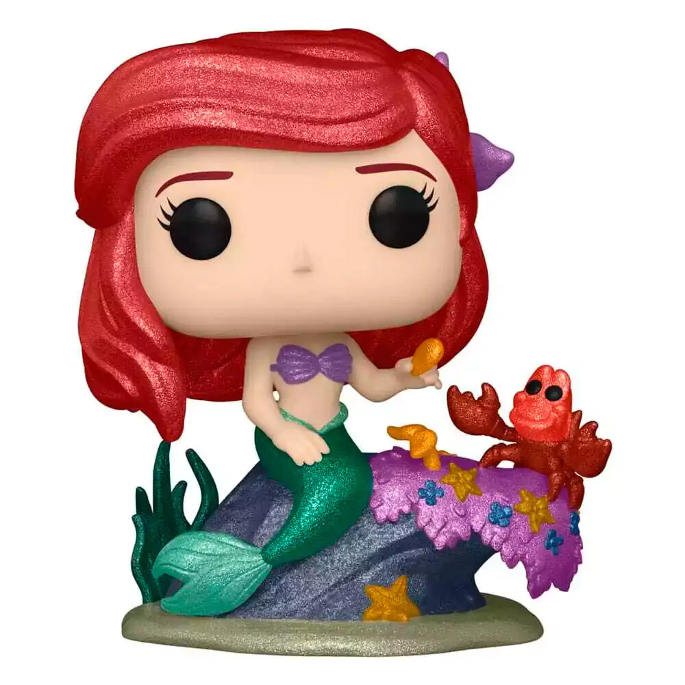 The Little Mermaid POP! Movies Vinilna Figura Ariel Diamond Collection Exclusive 9 cm fotografija izdelka