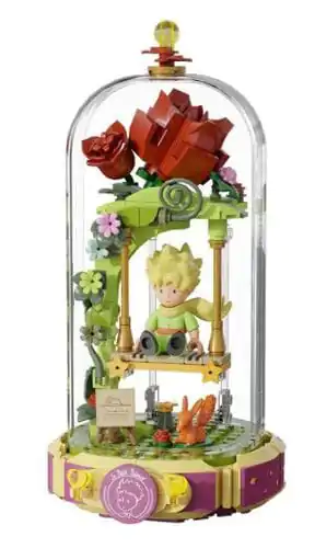 The Little Prince Eternity Series gradbeni set Rose Swing 20 cm fotografija izdelka