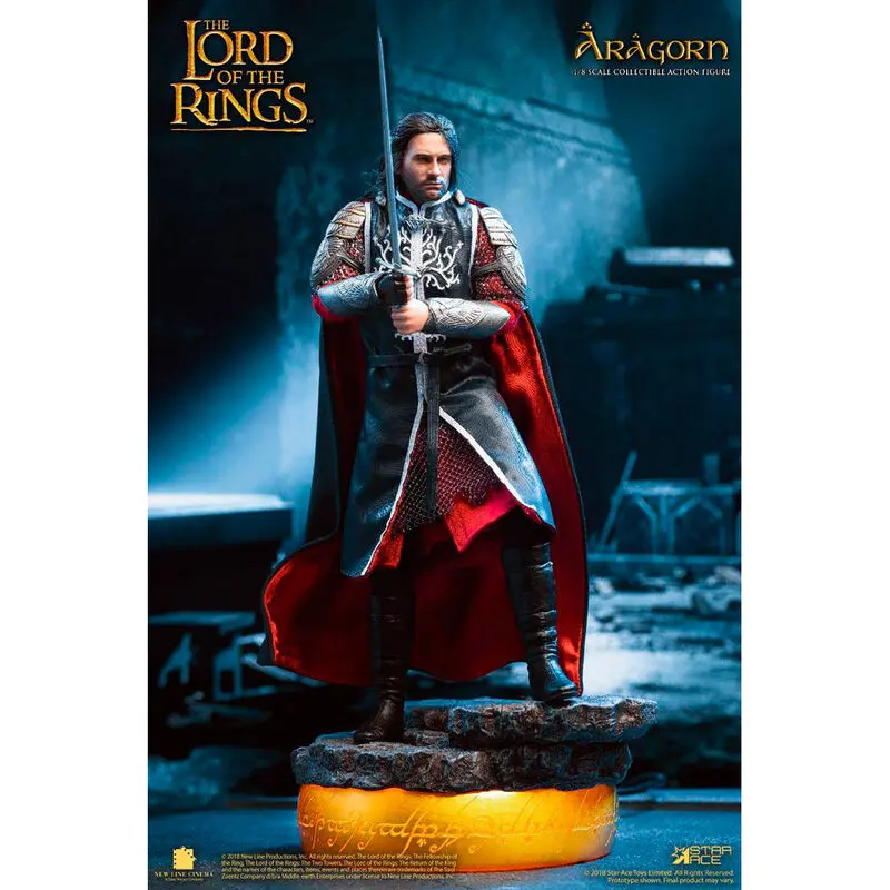 Lord of the Rings Real Master Series Akcijska figura 1/8 Aragon Deluxe različica 23 cm fotografija izdelka