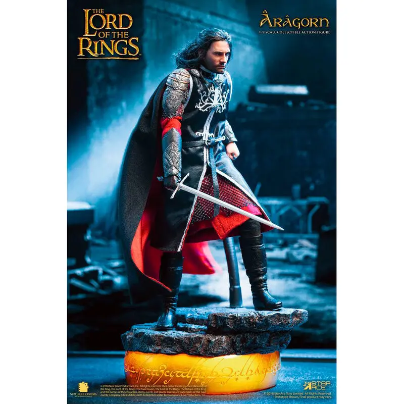 Lord of the Rings Real Master Series Akcijska figura 1/8 Aragon Deluxe različica 23 cm fotografija izdelka