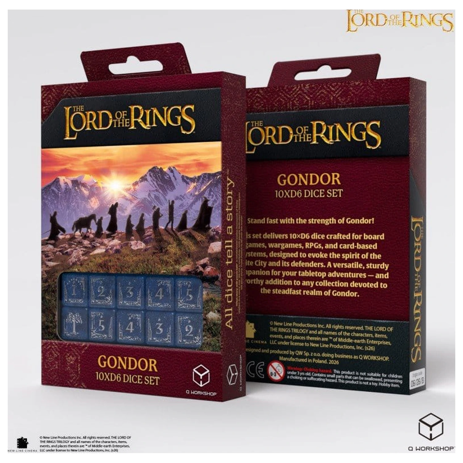 The Lord of the Rings: 10 D6 komplet kock Gondor fotografija izdelka