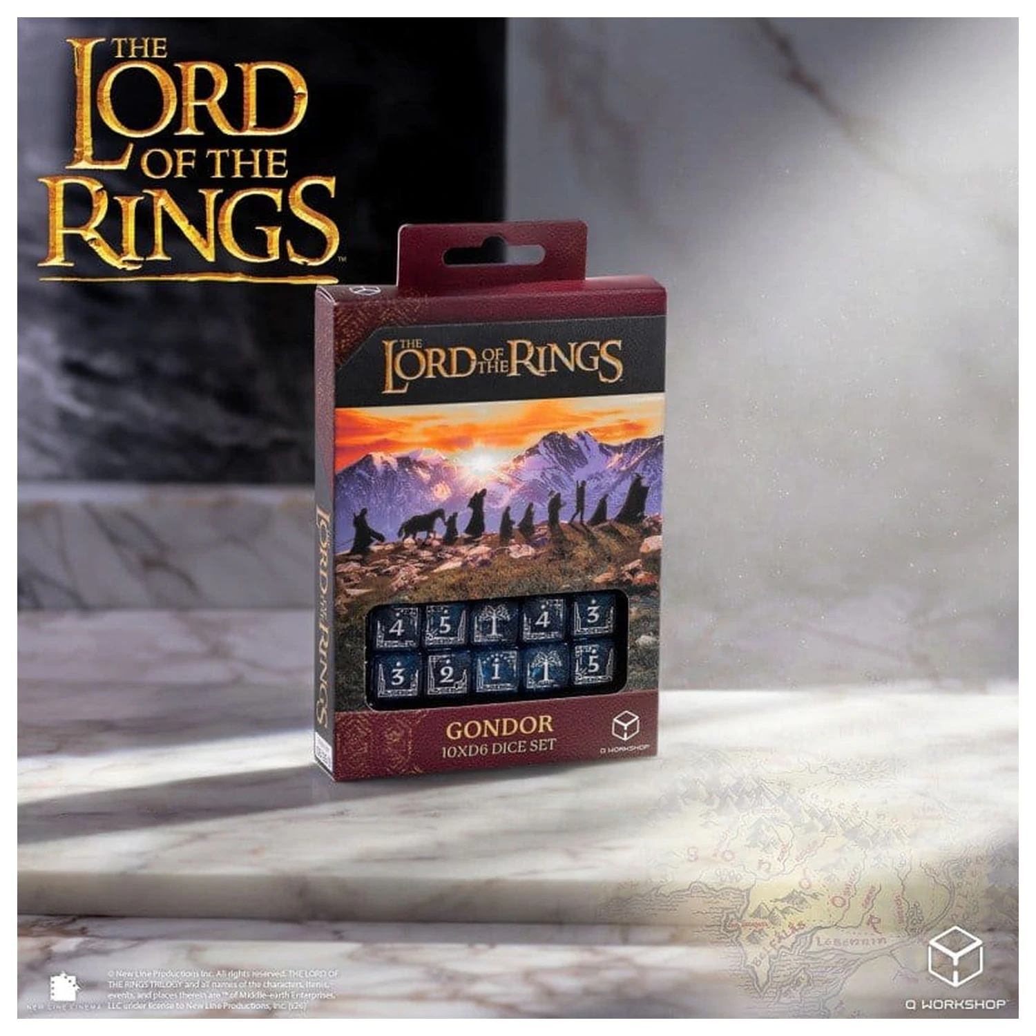The Lord of the Rings: 10 D6 komplet kock Gondor fotografija izdelka