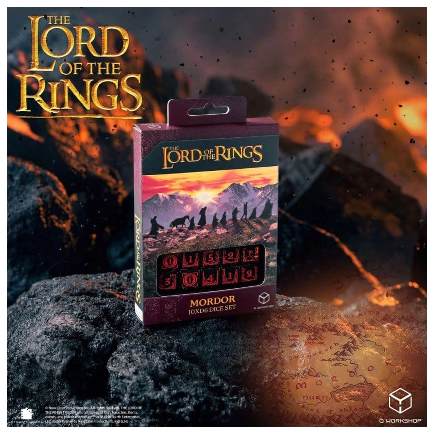 The Lord of the Rings: Set 10 D6 kock Mordor fotografija izdelka