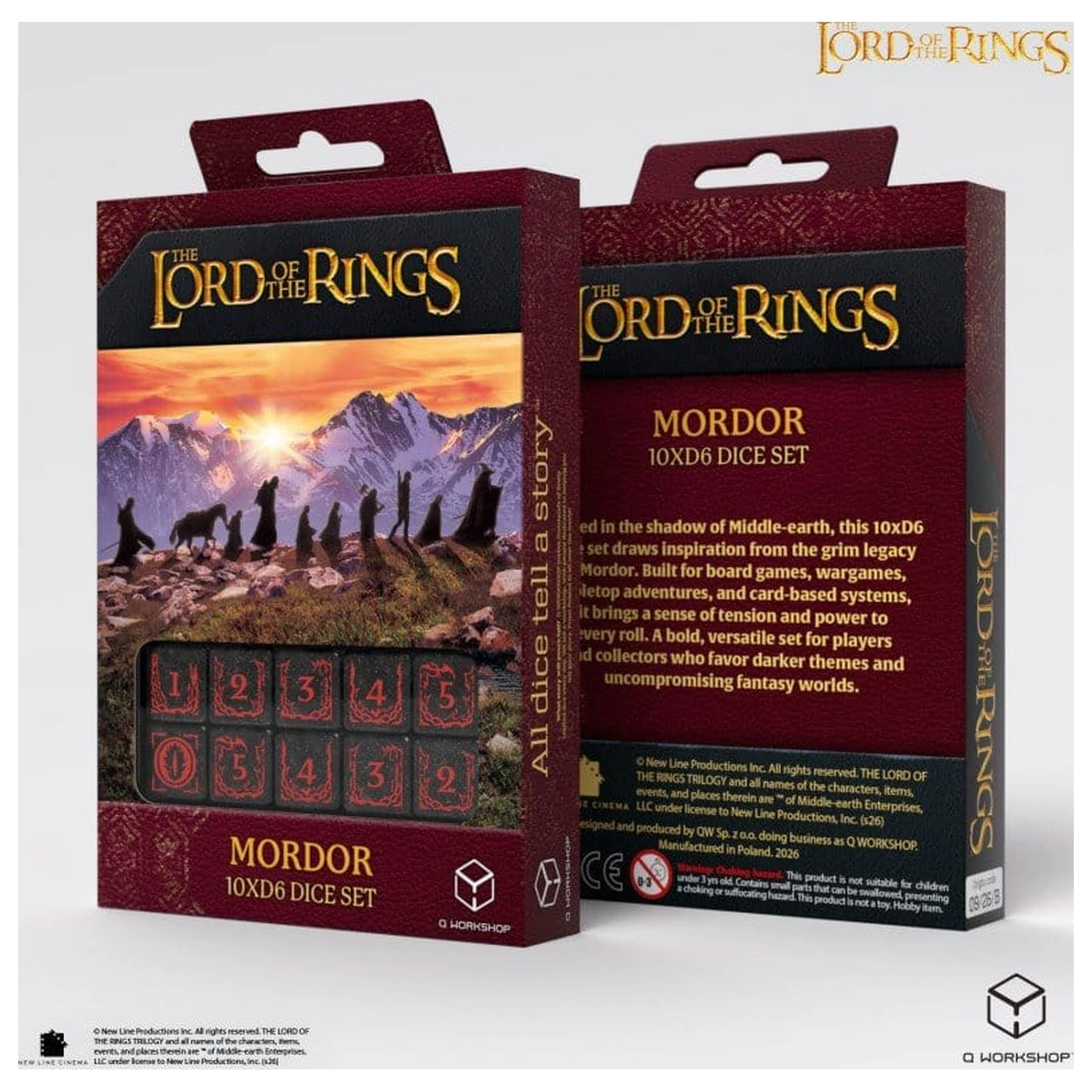 The Lord of the Rings: Set 10 D6 kock Mordor fotografija izdelka