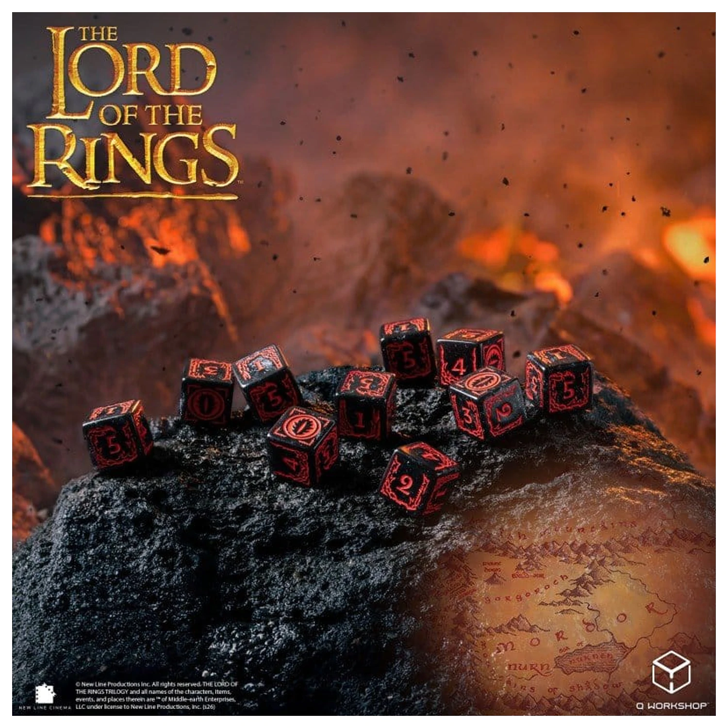 The Lord of the Rings: Set 10 D6 kock Mordor fotografija izdelka