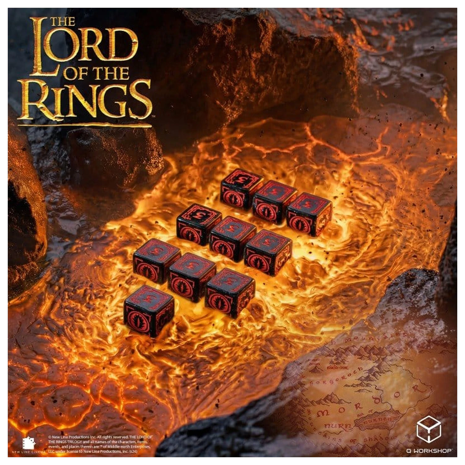 The Lord of the Rings: Set 10 D6 kock Mordor fotografija izdelka