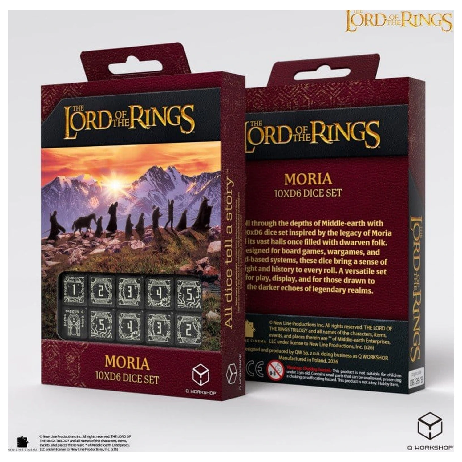 The Lord of the Rings: Set 10 kock D6 Moria (sveti v temi) fotografija izdelka