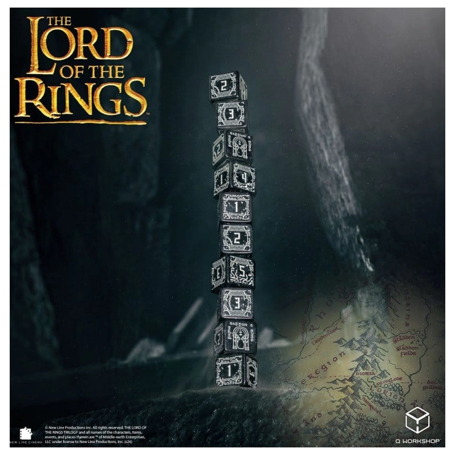 The Lord of the Rings: Set 10 kock D6 Moria (sveti v temi) fotografija izdelka