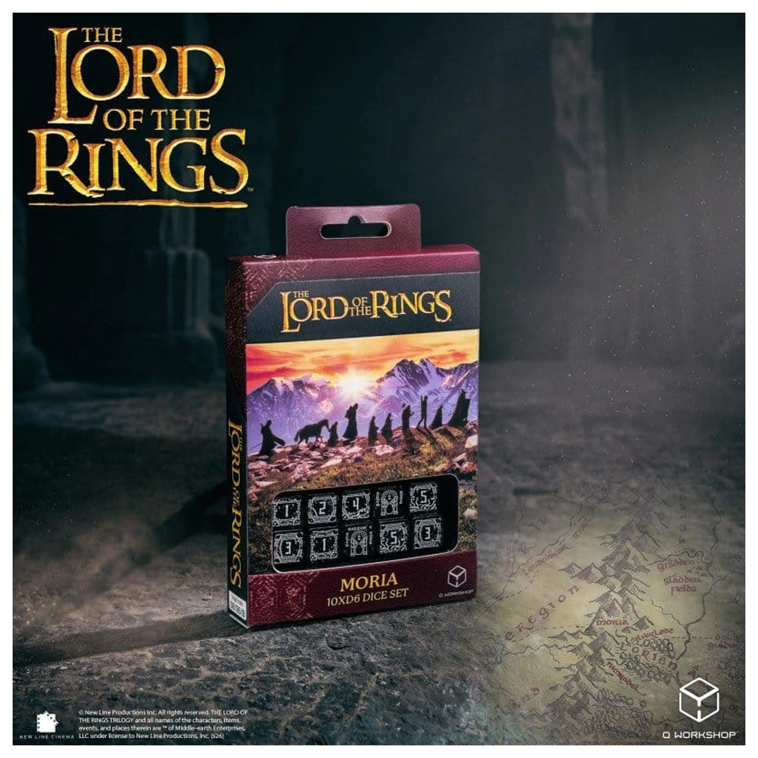 The Lord of the Rings: Set 10 kock D6 Moria (sveti v temi) fotografija izdelka