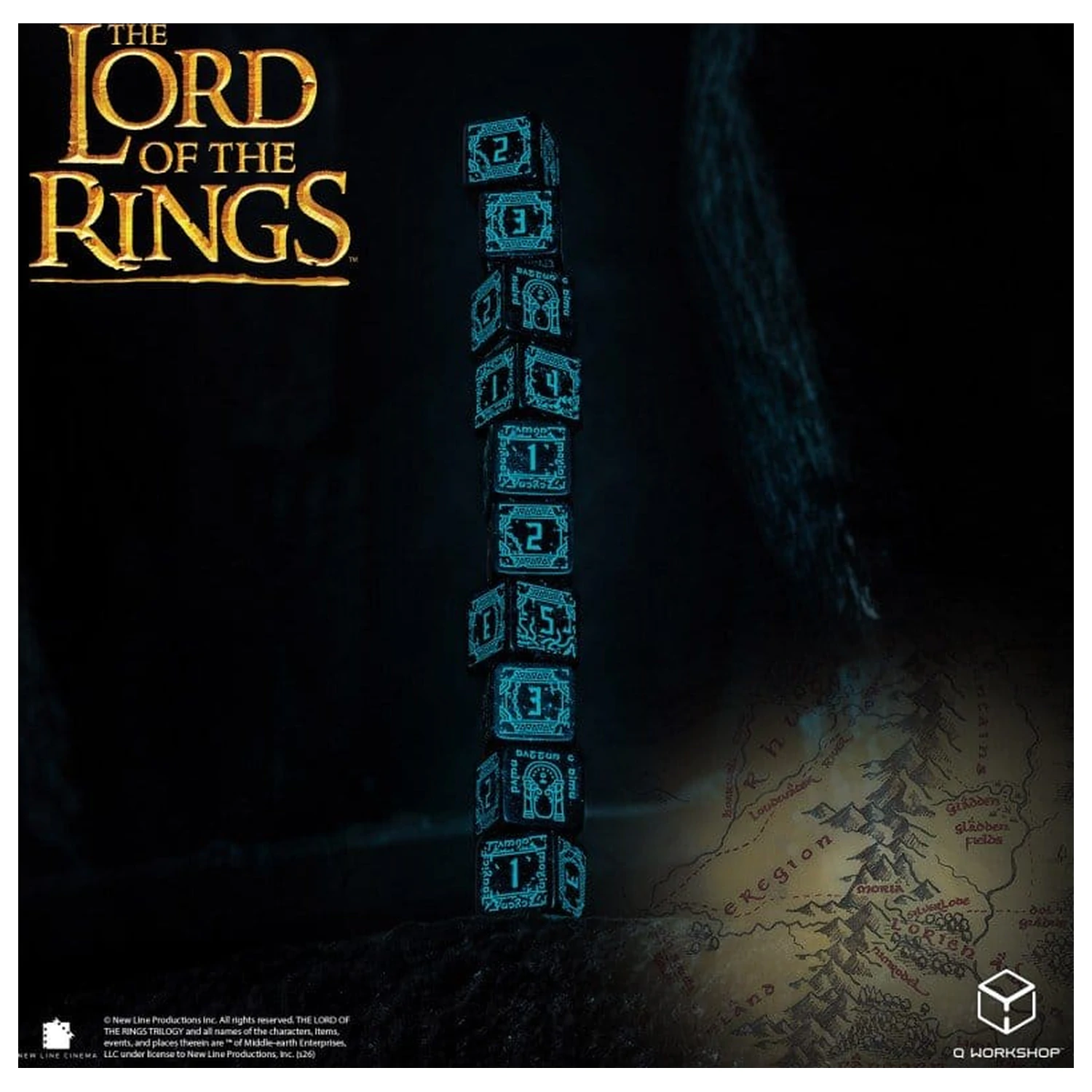 The Lord of the Rings: Set 10 kock D6 Moria (sveti v temi) fotografija izdelka
