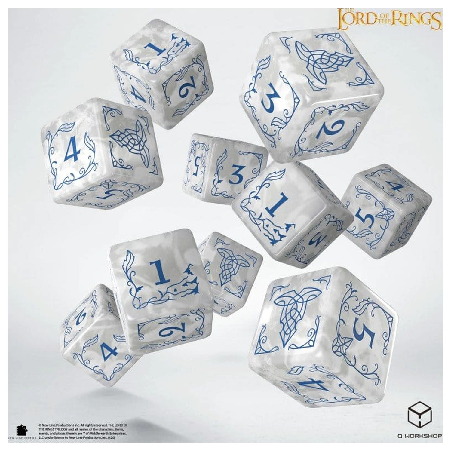 The Lord of the Rings: 10 D6 komplet kock Rivendell (kamen) fotografija izdelka