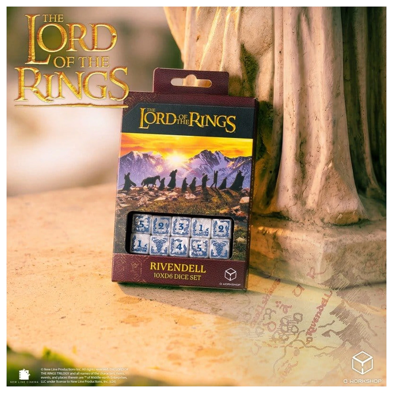 The Lord of the Rings: 10 D6 komplet kock Rivendell (kamen) fotografija izdelka