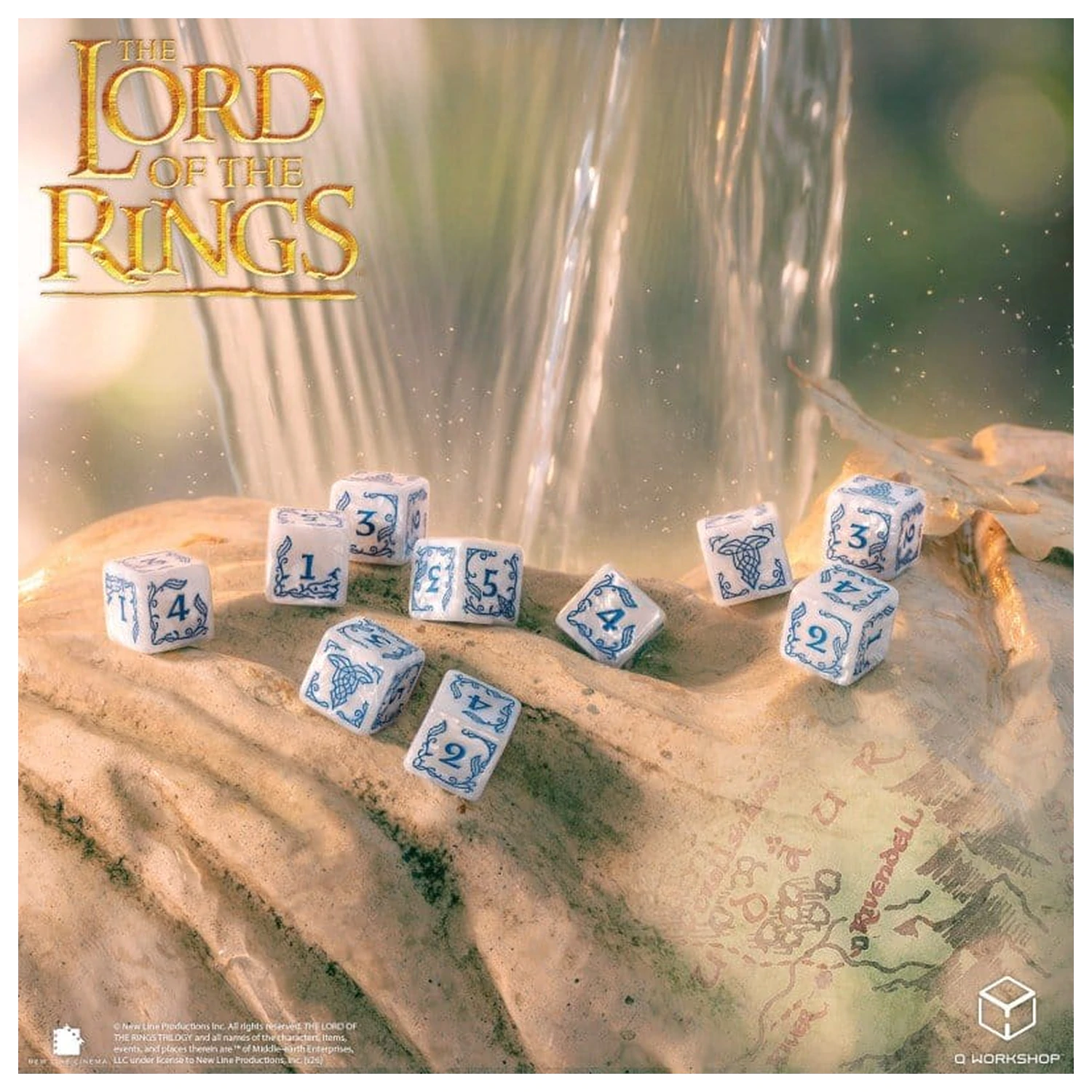 The Lord of the Rings: 10 D6 komplet kock Rivendell (kamen) fotografija izdelka