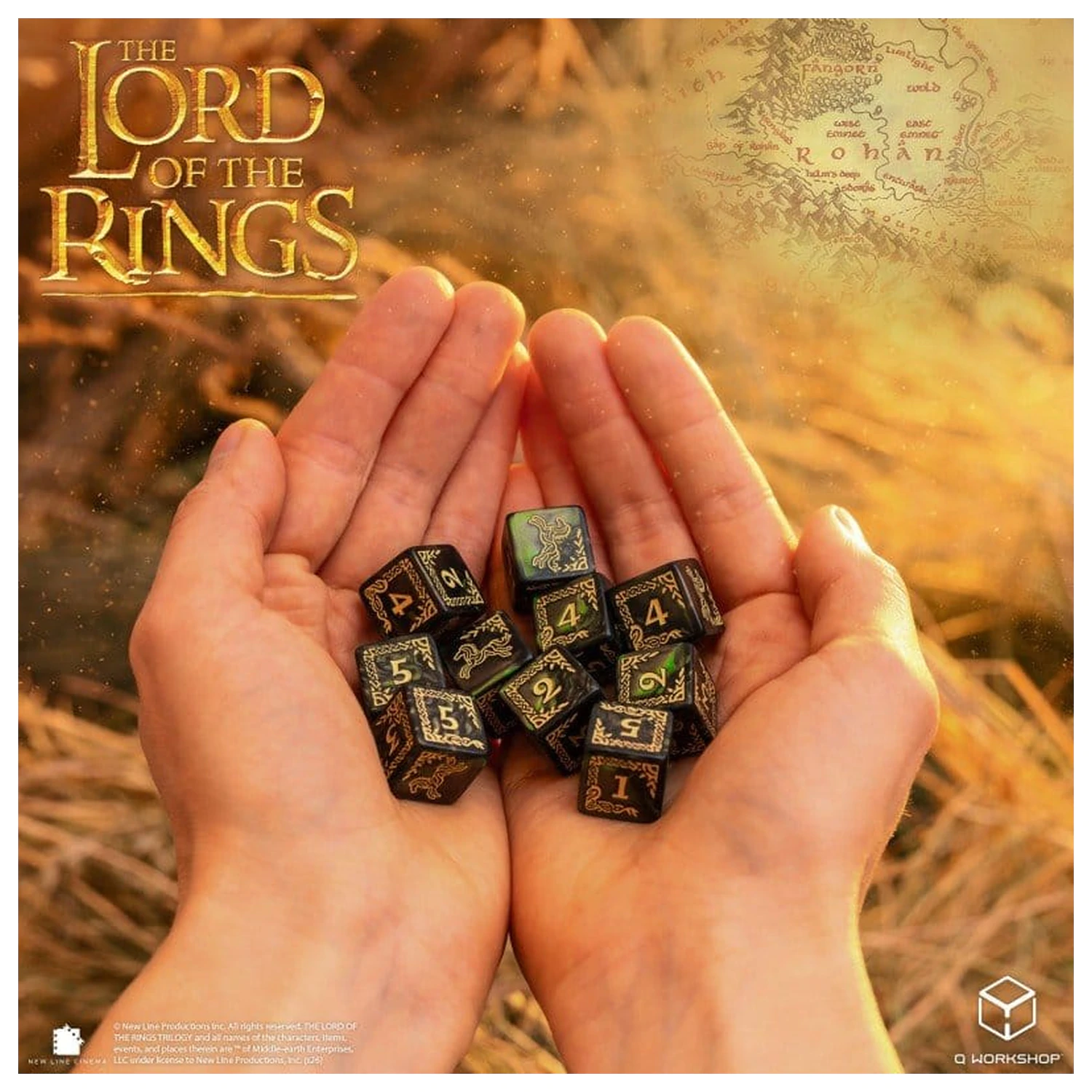 The Lord of the Rings: 10 D6 komplet kock Rohan fotografija izdelka
