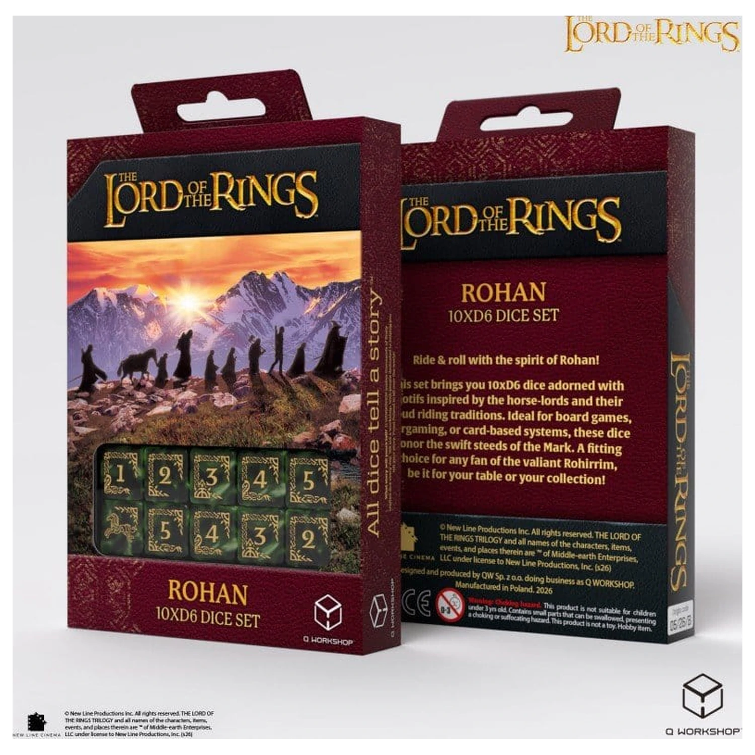 The Lord of the Rings: 10 D6 komplet kock Rohan fotografija izdelka