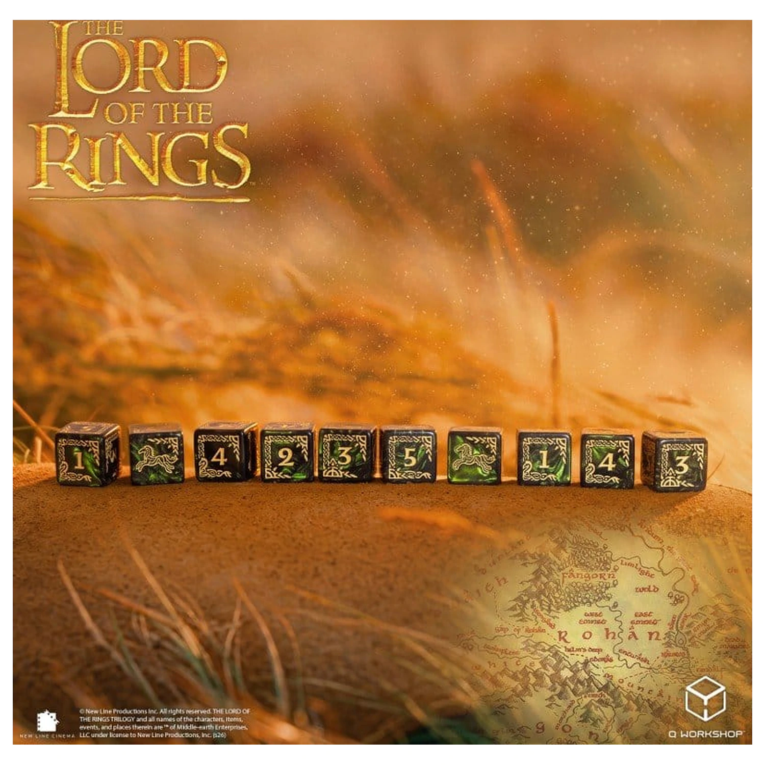 The Lord of the Rings: 10 D6 komplet kock Rohan fotografija izdelka