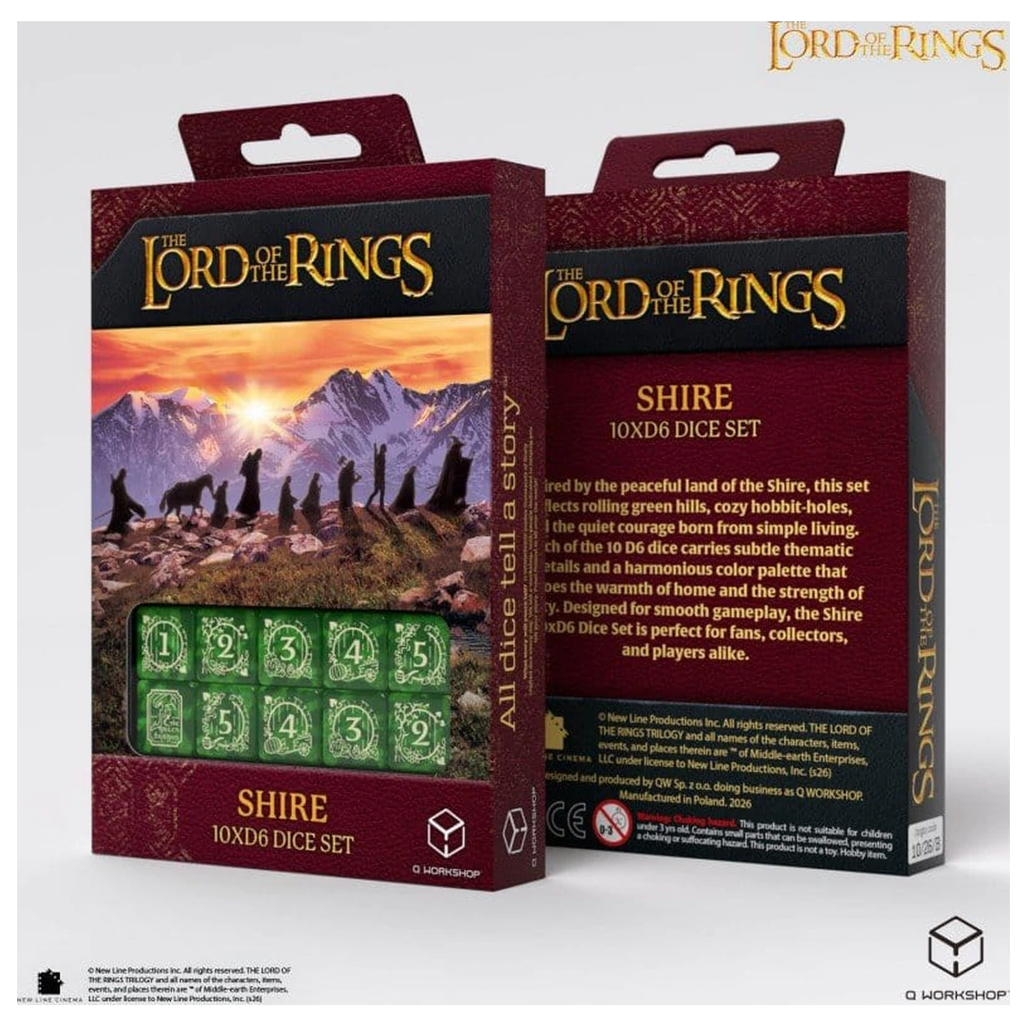 The Lord of the Rings: 10 D6 komplet kock Shire fotografija izdelka