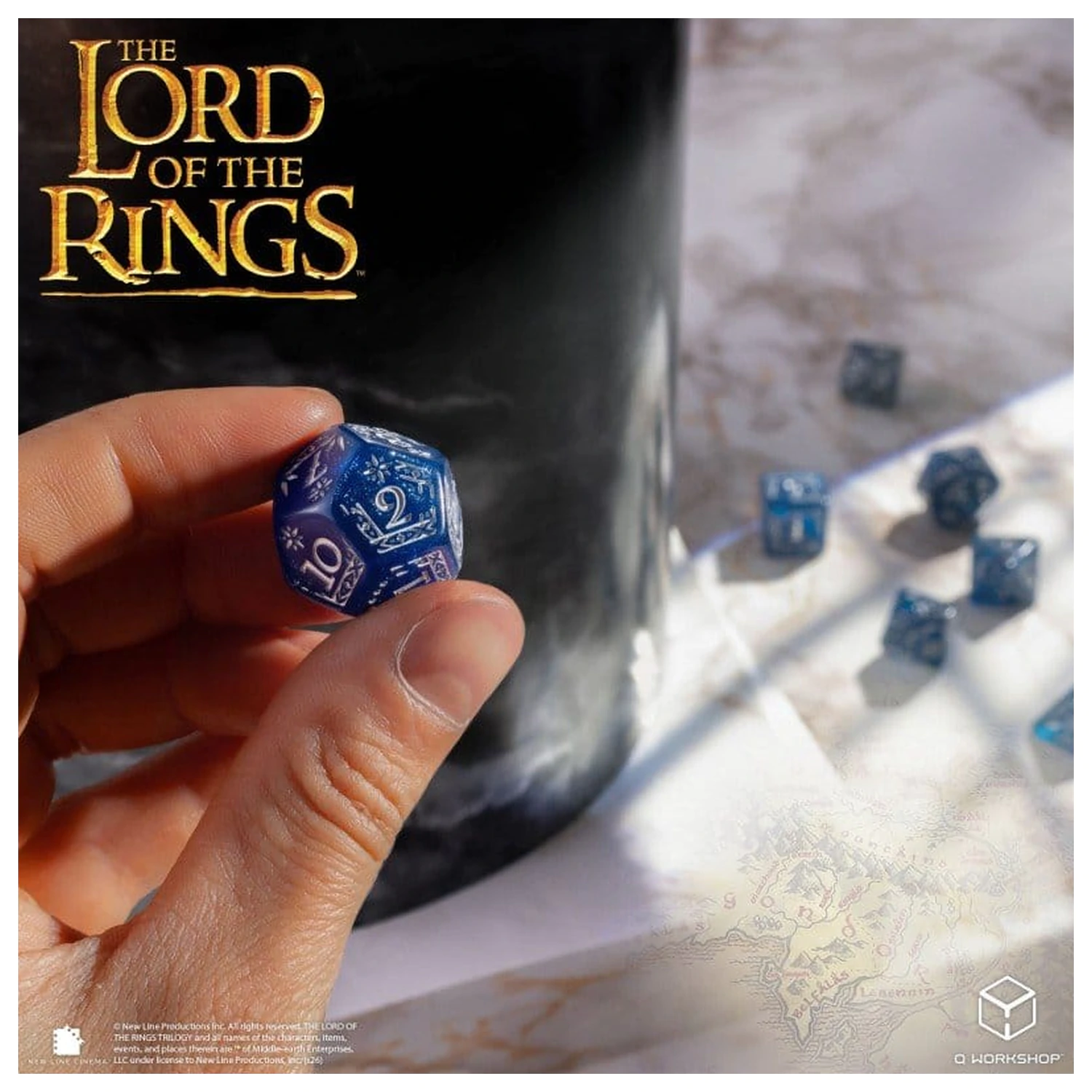 The Lord of the Rings Komplet 7 igralnih kock Gondor fotografija izdelka