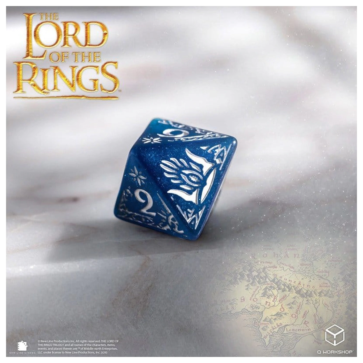 The Lord of the Rings Komplet 7 igralnih kock Gondor fotografija izdelka