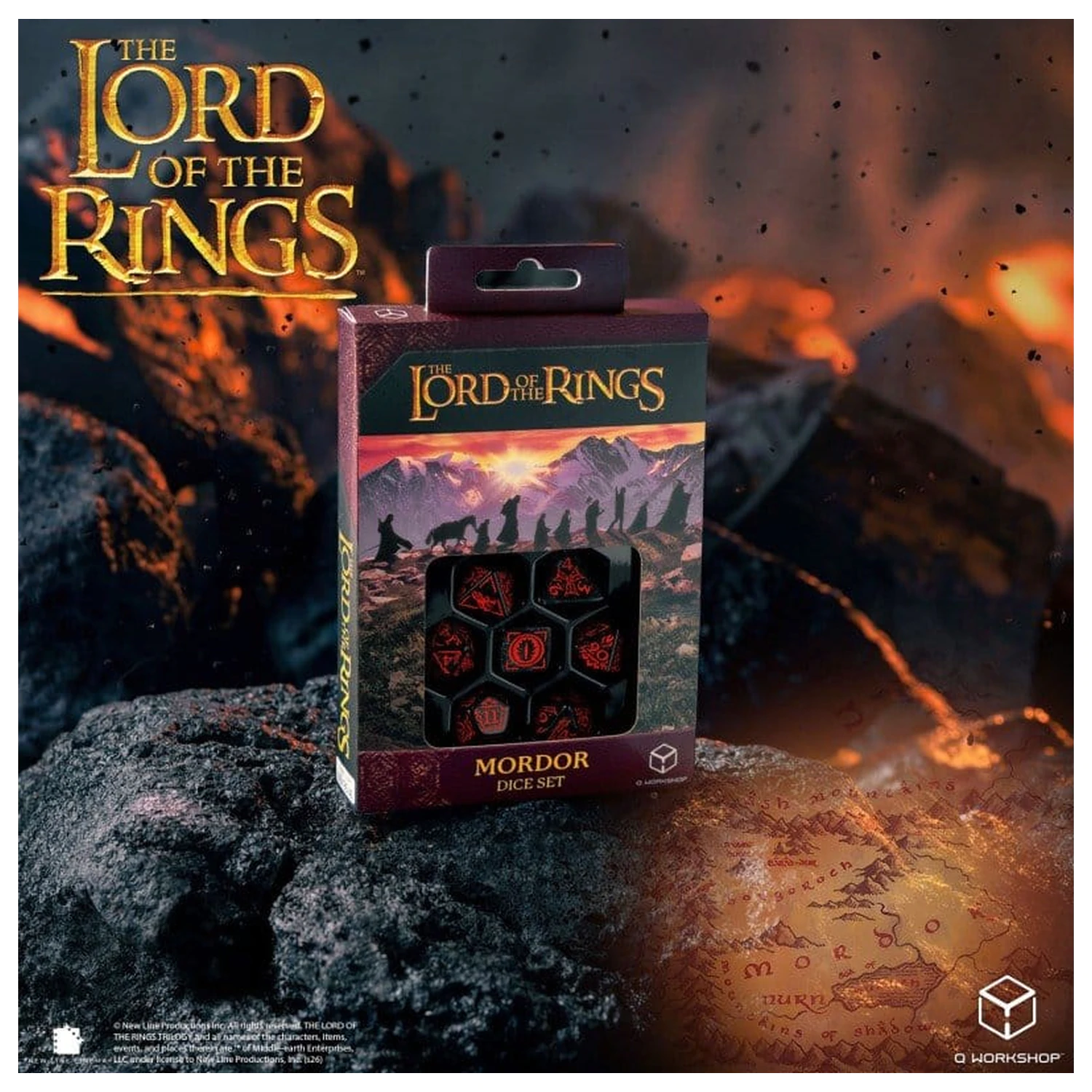 The Lord of the Rings Komplet 7 kock Mordor fotografija izdelka