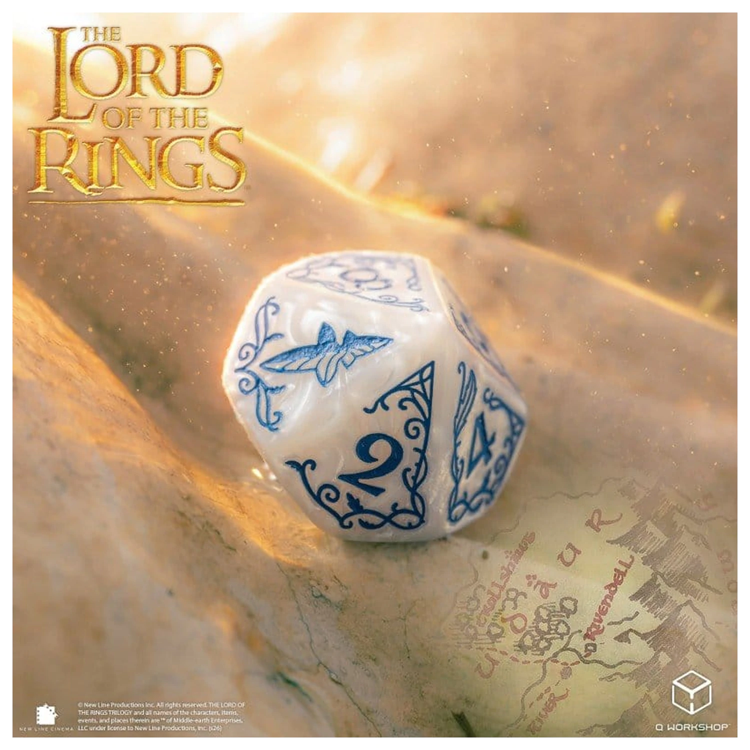 The Lord of the Rings Komplet sedmih Rivendell kock (kamen) fotografija izdelka