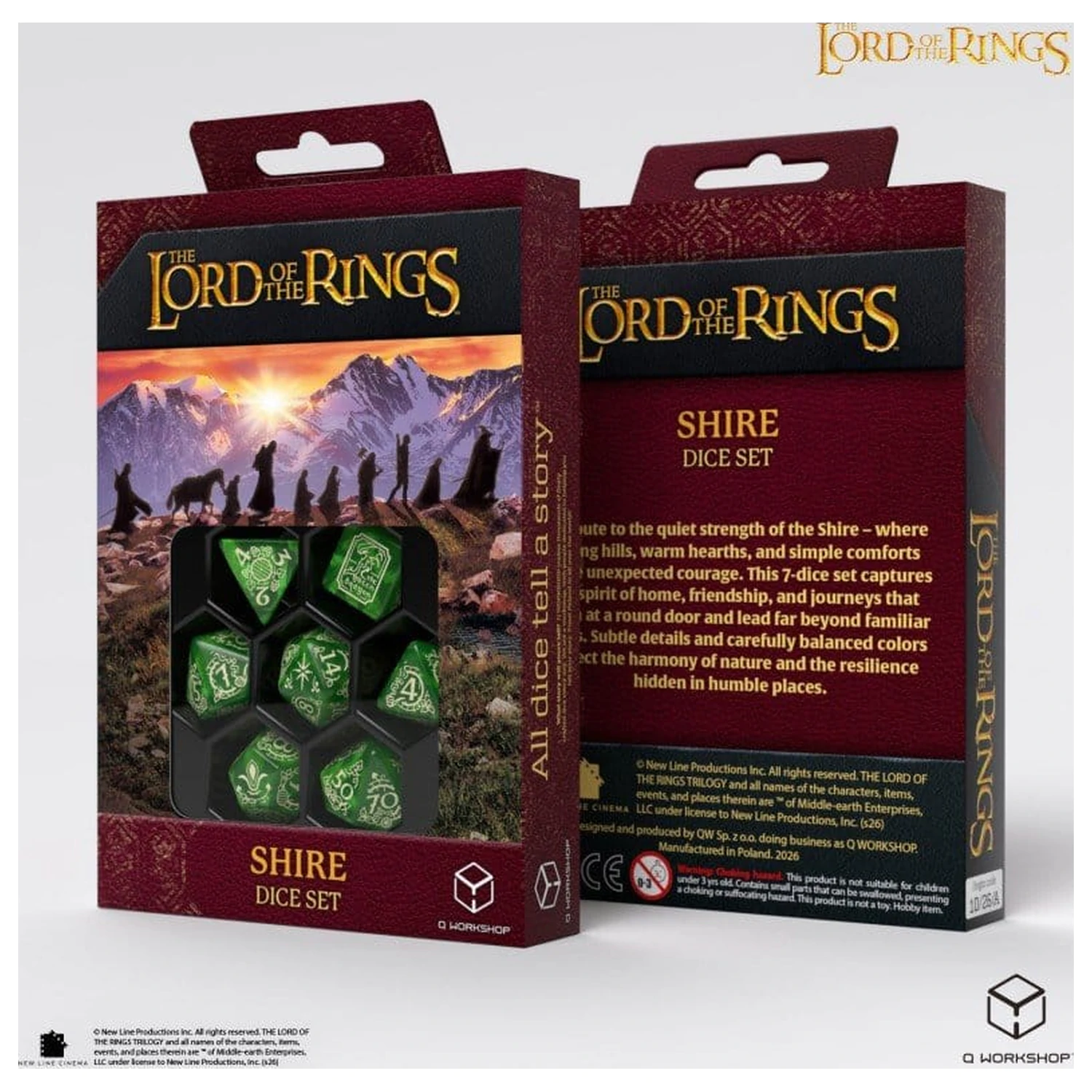The Lord of the Rings Komplet 7 kock Shire fotografija izdelka