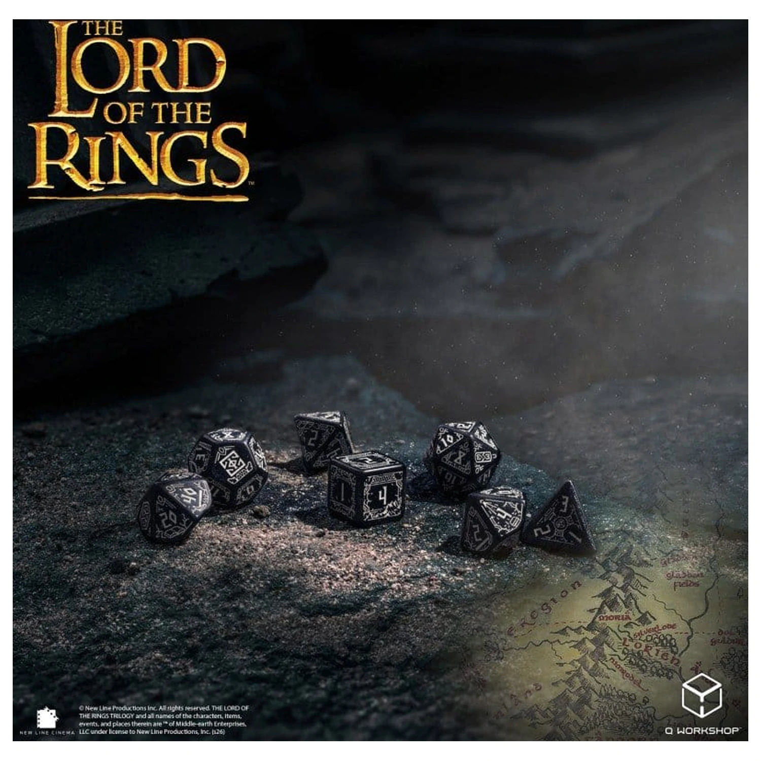 The Lord of the Rings Komplet 7 kock Moria (svetijo v temi) fotografija izdelka