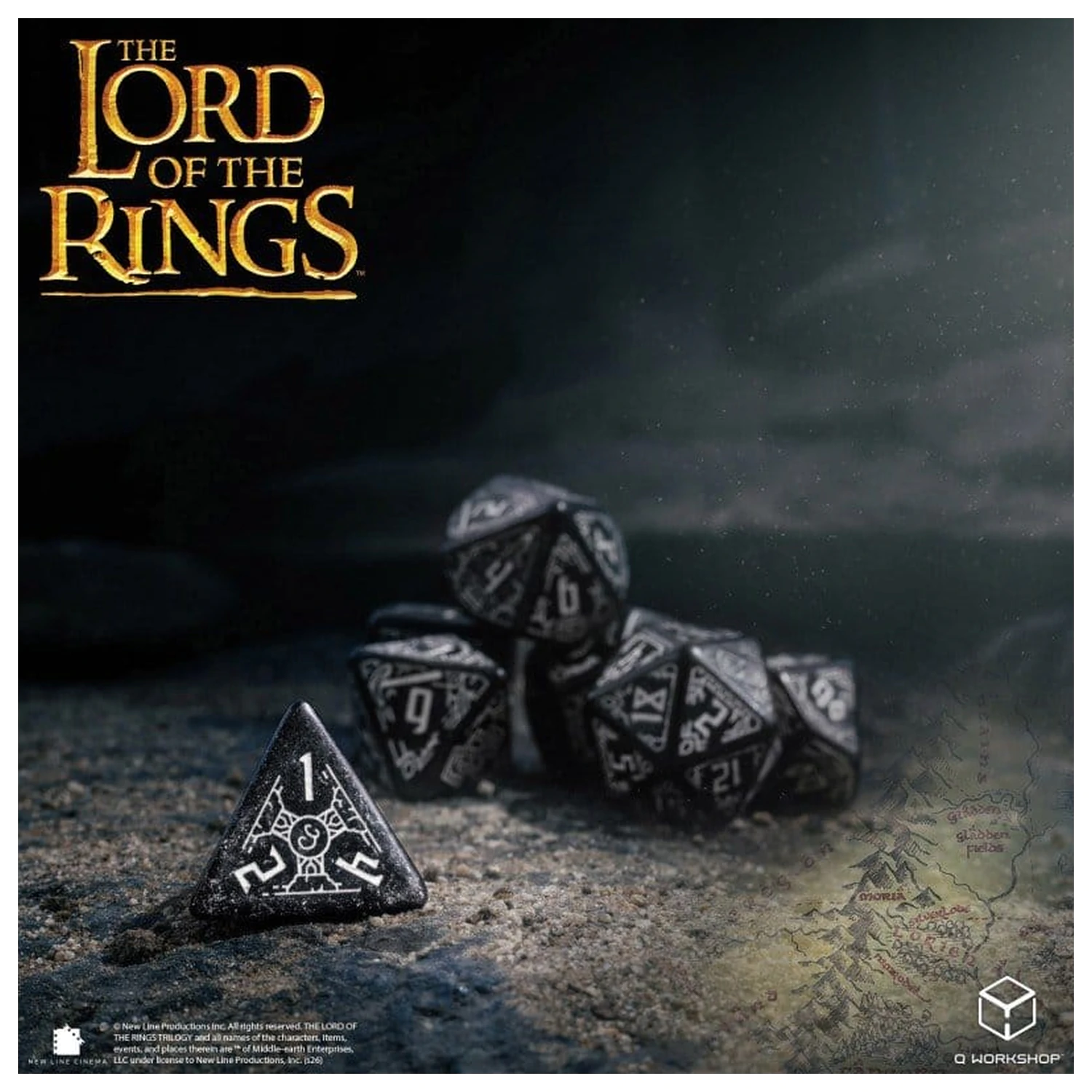 The Lord of the Rings Komplet 7 kock Moria (svetijo v temi) fotografija izdelka