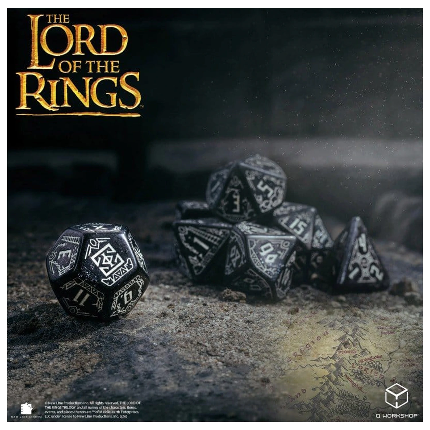 The Lord of the Rings Komplet 7 kock Moria (svetijo v temi) fotografija izdelka