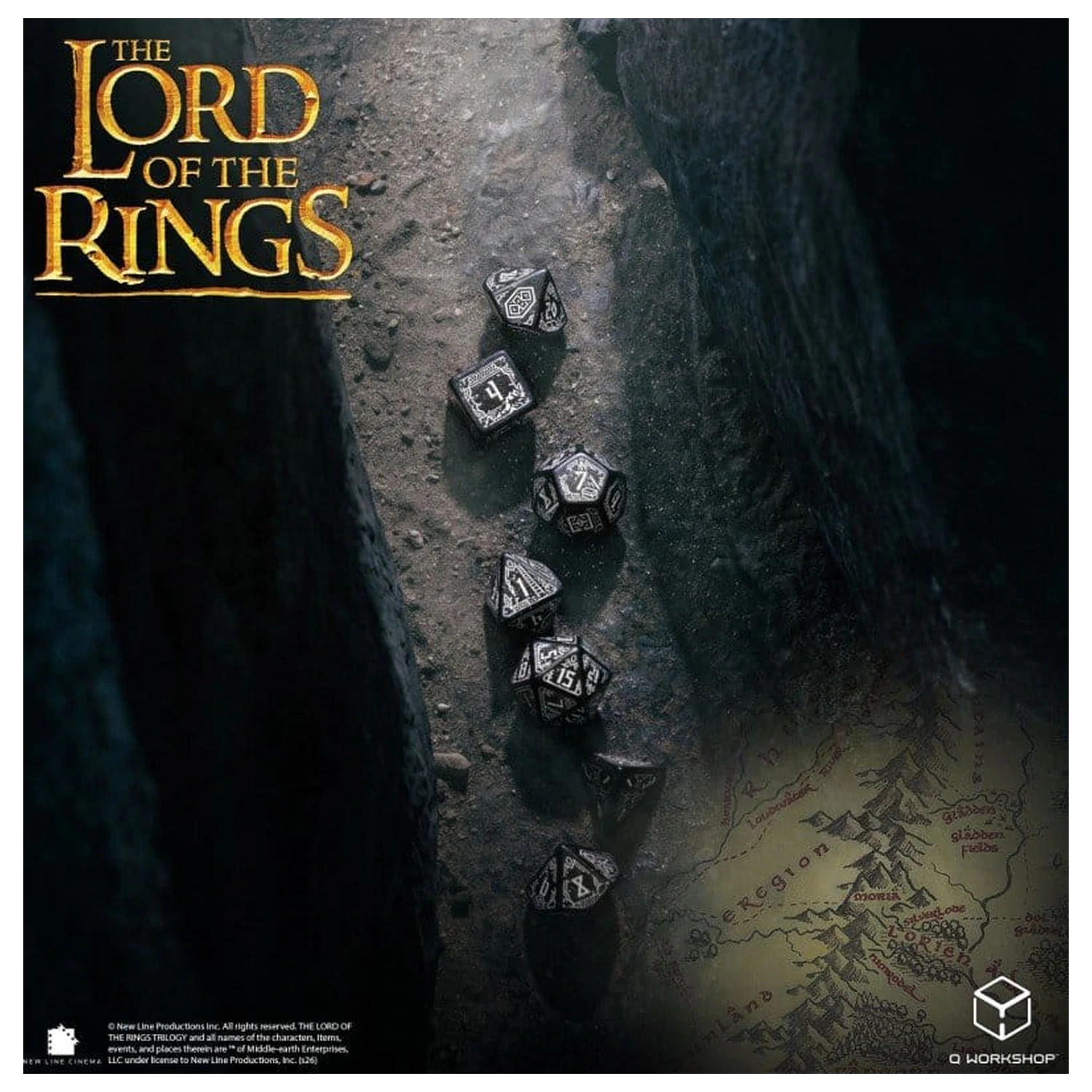 The Lord of the Rings Komplet 7 kock Moria (svetijo v temi) fotografija izdelka