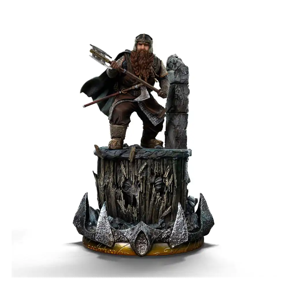 The Lord of the Rings umetniška skala kip 1/10 Gimli Unleashed 26 cm fotografija izdelka