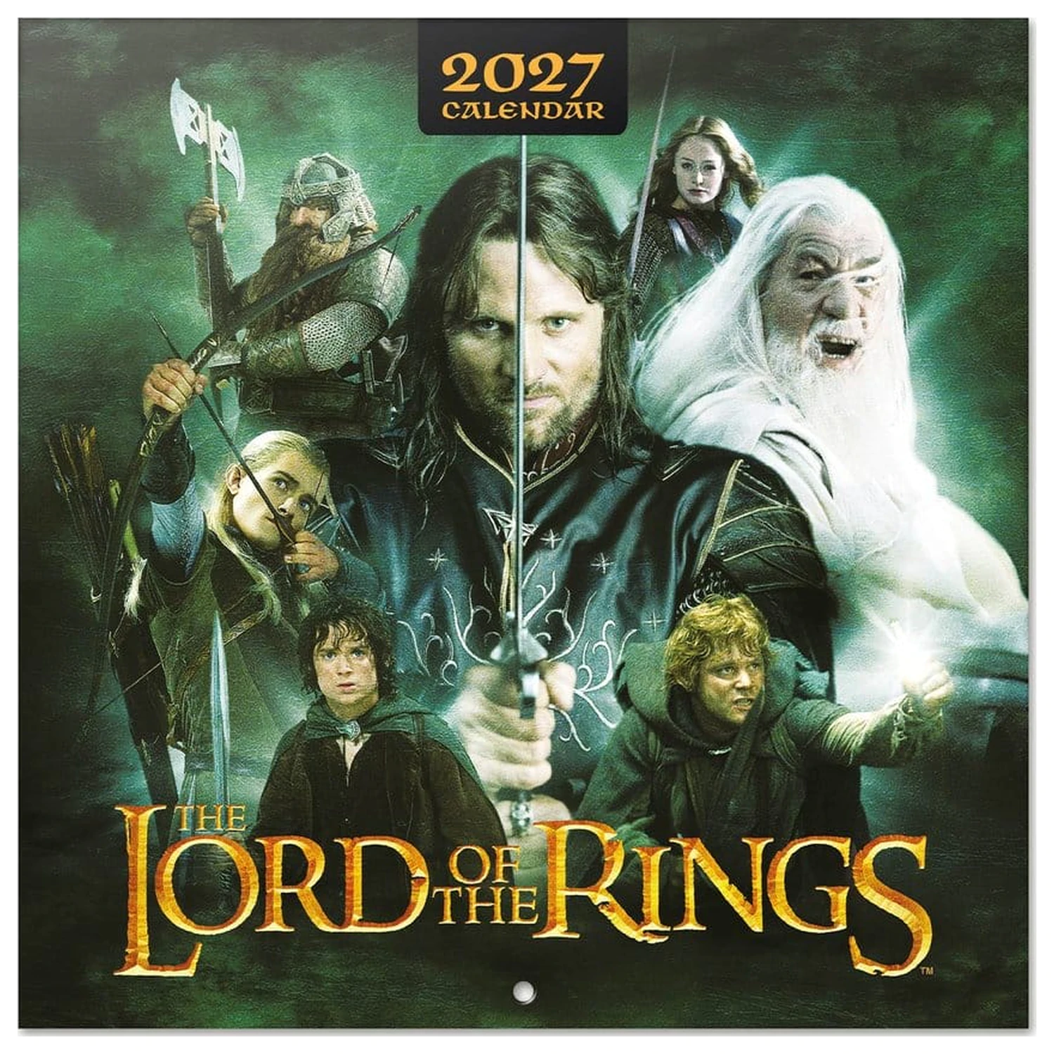 The Lord of the Rings Stenski koledar 2027 30 x 30 cm fotografija izdelka