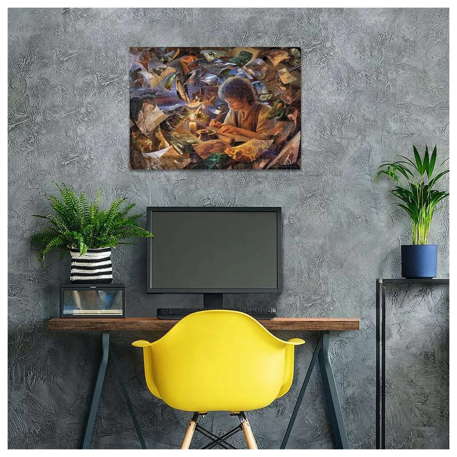 The Lord of the Rings Jigsaw Sestavljanka Frodo's Journey (1000 kosov) fotografija izdelka